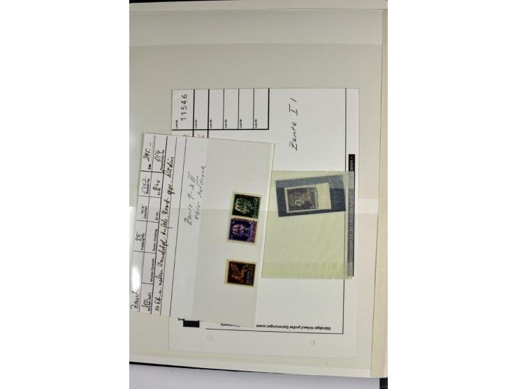 1939/1945, umfangreiche, postfrisch/ungebrauchte und gestempelte Sammlung von Albanien bis Zara mit vielen besseren Werten, d