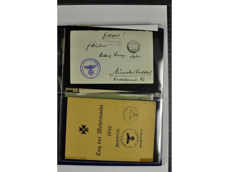 1939/1945, umfangreiche, postfrisch/ungebrauchte und gestempelte Sammlung von Albanien bis Zara mit vielen besseren Werten, d
