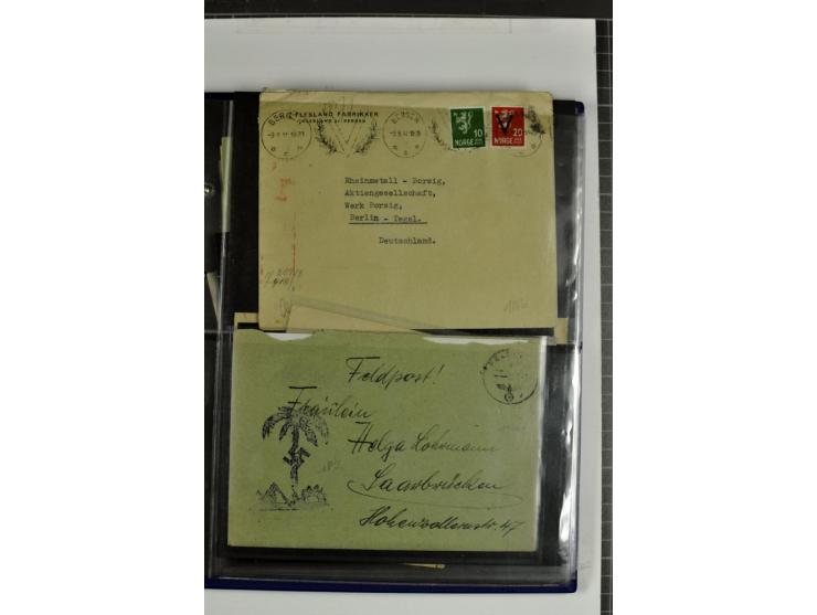 1939/1945, umfangreiche, postfrisch/ungebrauchte und gestempelte Sammlung von Albanien bis Zara mit vielen besseren Werten, d