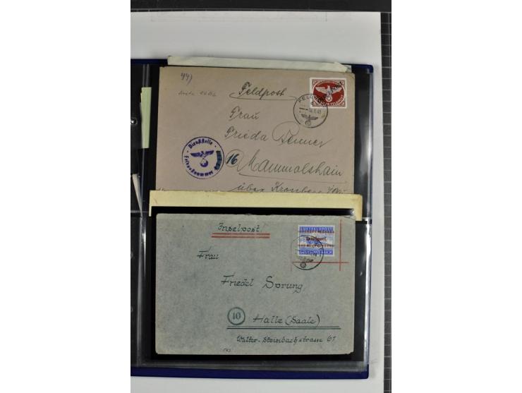 1939/1945, umfangreiche, postfrisch/ungebrauchte und gestempelte Sammlung von Albanien bis Zara mit vielen besseren Werten, d