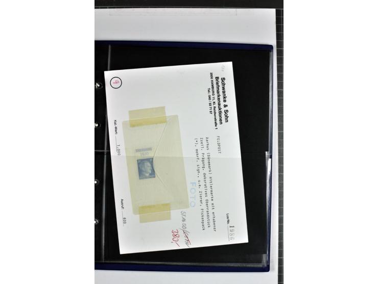 1939/1945, umfangreiche, postfrisch/ungebrauchte und gestempelte Sammlung von Albanien bis Zara mit vielen besseren Werten, d