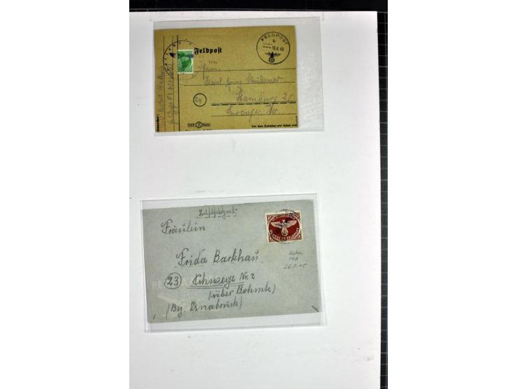 1939/1945, umfangreiche, postfrisch/ungebrauchte und gestempelte Sammlung von Albanien bis Zara mit vielen besseren Werten, d