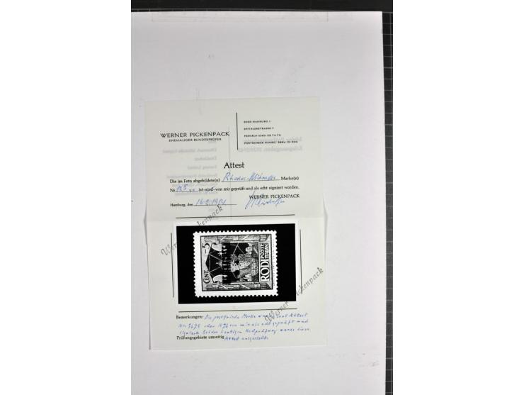 1939/1945, umfangreiche, postfrisch/ungebrauchte und gestempelte Sammlung von Albanien bis Zara mit vielen besseren Werten, d