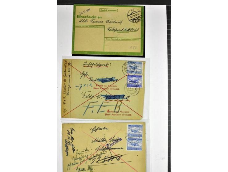 1939/1945, umfangreiche, postfrisch/ungebrauchte und gestempelte Sammlung von Albanien bis Zara mit vielen besseren Werten, d