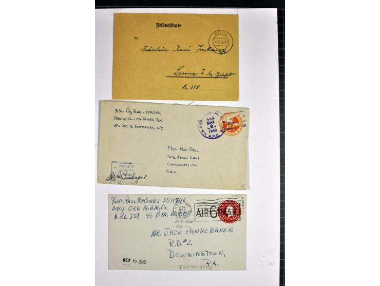 1939/1945, umfangreiche, postfrisch/ungebrauchte und gestempelte Sammlung von Albanien bis Zara mit vielen besseren Werten, d