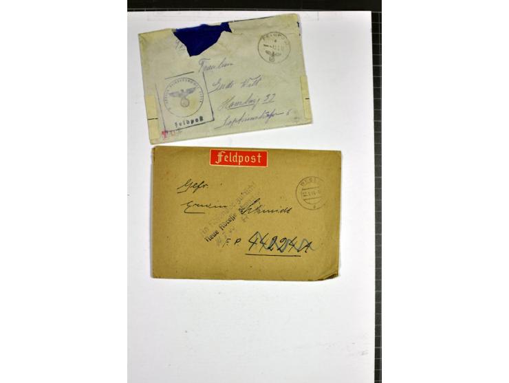 1939/1945, umfangreiche, postfrisch/ungebrauchte und gestempelte Sammlung von Albanien bis Zara mit vielen besseren Werten, d