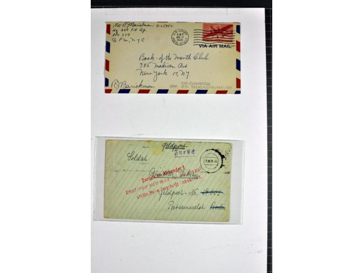 1939/1945, umfangreiche, postfrisch/ungebrauchte und gestempelte Sammlung von Albanien bis Zara mit vielen besseren Werten, d