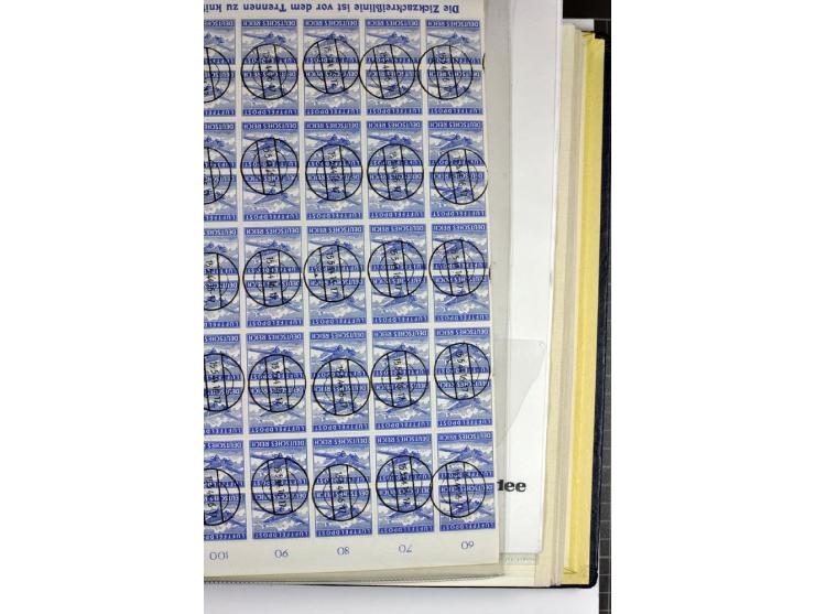 1939/1945, umfangreiche, postfrisch/ungebrauchte und gestempelte Sammlung von Albanien bis Zara mit vielen besseren Werten, d