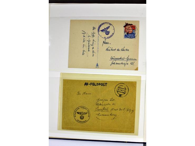1939/1945, umfangreiche, postfrisch/ungebrauchte und gestempelte Sammlung von Albanien bis Zara mit vielen besseren Werten, d