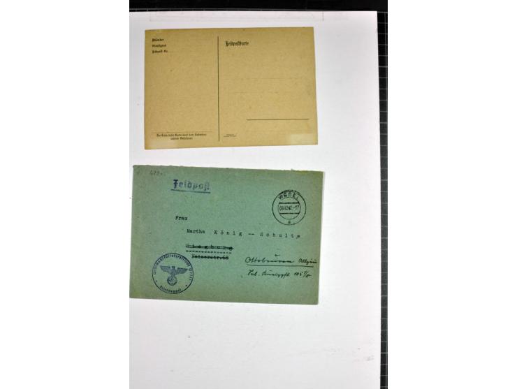 1939/1945, umfangreiche, postfrisch/ungebrauchte und gestempelte Sammlung von Albanien bis Zara mit vielen besseren Werten, d