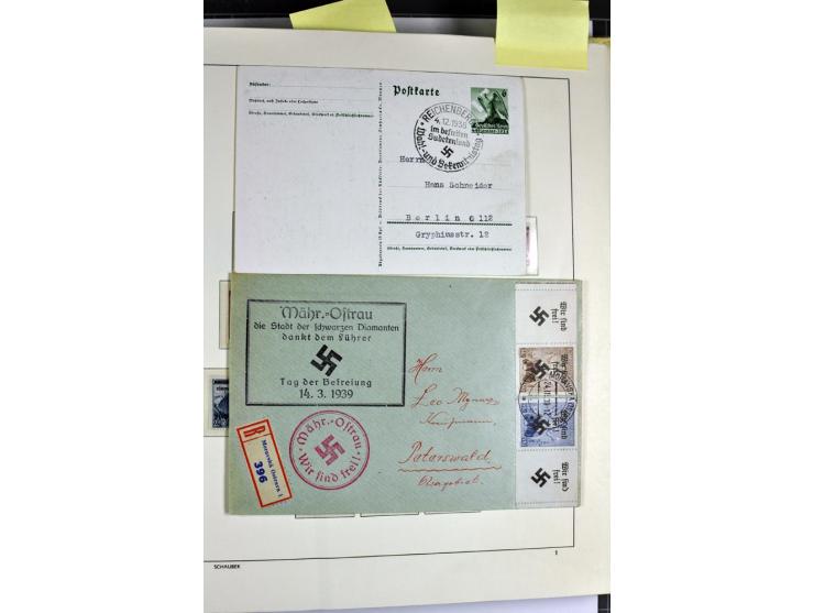 1939/1945, umfangreiche, postfrisch/ungebrauchte und gestempelte Sammlung von Albanien bis Zara mit vielen besseren Werten, d