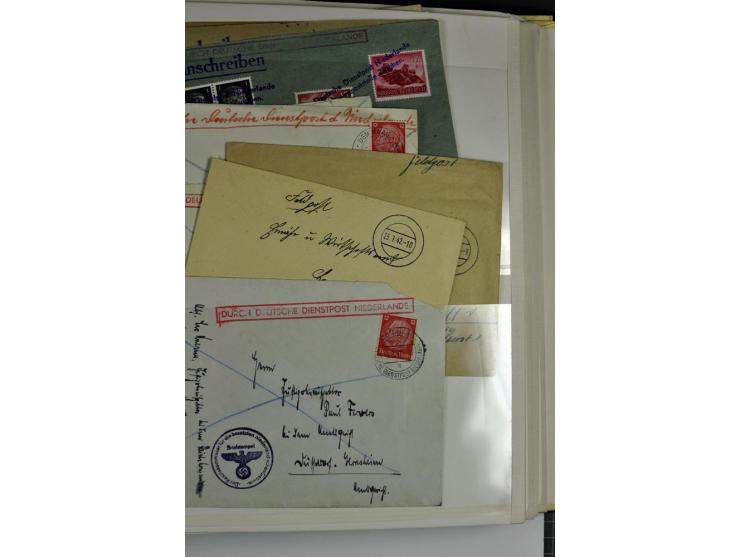1939/1945, umfangreiche, postfrisch/ungebrauchte und gestempelte Sammlung von Albanien bis Zara mit vielen besseren Werten, d