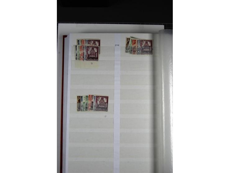  1939/45, postfrischer, ungebrauchter und gestempelter Bestand, dabei viel Böhmen und Mähren, GG etc., mit u.a. Theresienstad