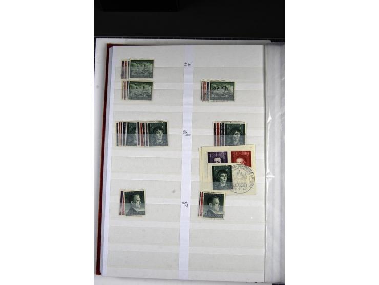  1939/45, postfrischer, ungebrauchter und gestempelter Bestand, dabei viel Böhmen und Mähren, GG etc., mit u.a. Theresienstad