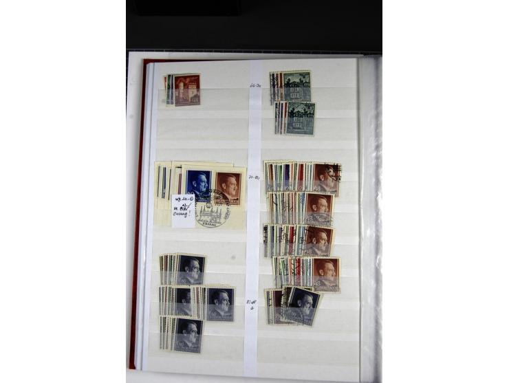  1939/45, postfrischer, ungebrauchter und gestempelter Bestand, dabei viel Böhmen und Mähren, GG etc., mit u.a. Theresienstad