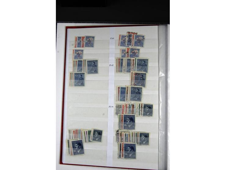  1939/45, postfrischer, ungebrauchter und gestempelter Bestand, dabei viel Böhmen und Mähren, GG etc., mit u.a. Theresienstad
