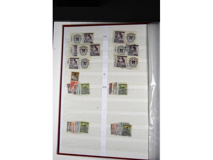  1939/45, postfrischer, ungebrauchter und gestempelter Bestand, dabei viel Böhmen und Mähren, GG etc., mit u.a. Theresienstad