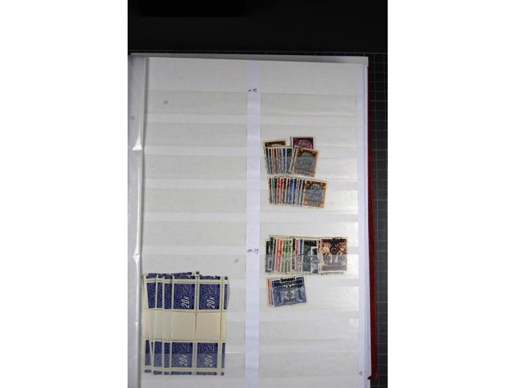  1939/45, postfrischer, ungebrauchter und gestempelter Bestand, dabei viel Böhmen und Mähren, GG etc., mit u.a. Theresienstad