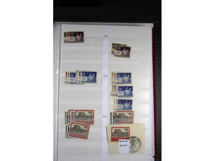  1939/45, postfrischer, ungebrauchter und gestempelter Bestand, dabei viel Böhmen und Mähren, GG etc., mit u.a. Theresienstad