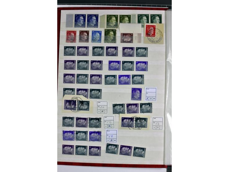 1940/1944, meist postfrische und gestempelte Sammlung mit Böhmen & Mähren, Generalgouvernement und Ostland mit einigen kpl. A
