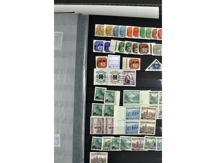 1940/1944, meist postfrische und gestempelte Sammlung mit Böhmen & Mähren, Generalgouvernement und Ostland mit einigen kpl. A
