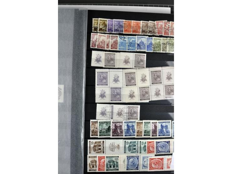 1940/1944, meist postfrische und gestempelte Sammlung mit Böhmen & Mähren, Generalgouvernement und Ostland mit einigen kpl. A