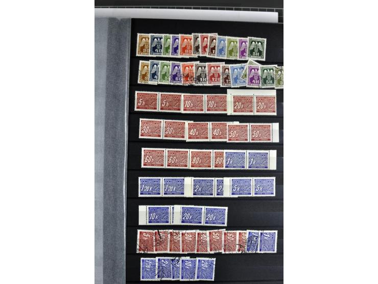 1940/1944, meist postfrische und gestempelte Sammlung mit Böhmen & Mähren, Generalgouvernement und Ostland mit einigen kpl. A
