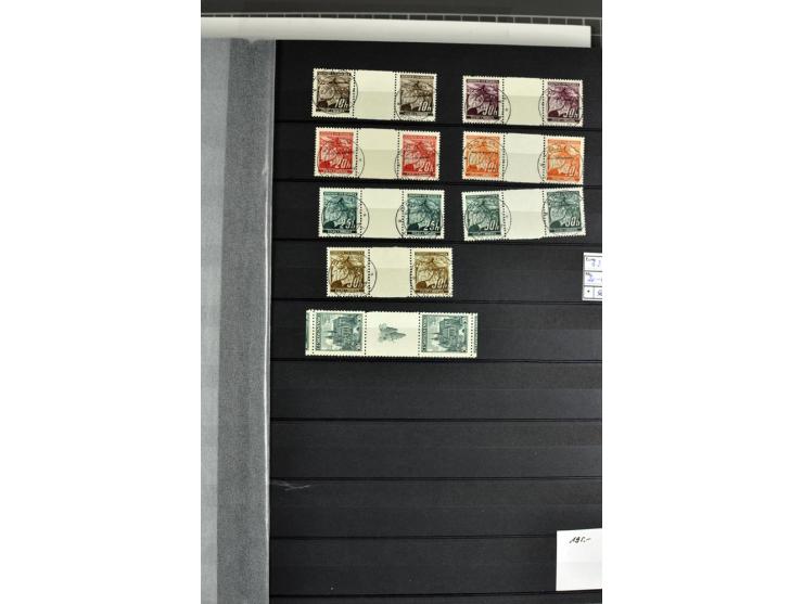 1940/1944, meist postfrische und gestempelte Sammlung mit Böhmen & Mähren, Generalgouvernement und Ostland mit einigen kpl. A