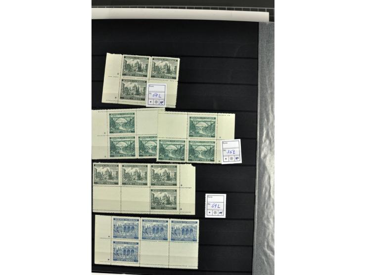 1940/1944, meist postfrische und gestempelte Sammlung mit Böhmen & Mähren, Generalgouvernement und Ostland mit einigen kpl. A