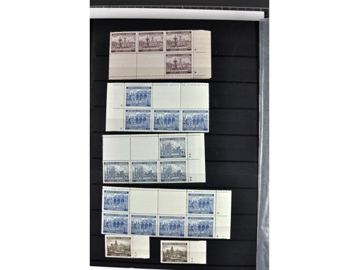 1940/1944, meist postfrische und gestempelte Sammlung mit Böhmen & Mähren, Generalgouvernement und Ostland mit einigen kpl. A