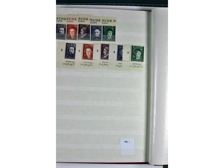 1940/1944, meist postfrische und gestempelte Sammlung mit Böhmen & Mähren, Generalgouvernement und Ostland mit einigen kpl. A
