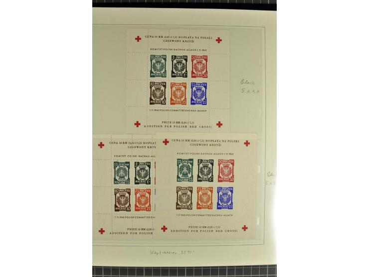 Displaced Persons: 1945/48, hochinteressante Sammlung der polnischen, baltischen und ukrainischen Vertriebenen aus den Lagern