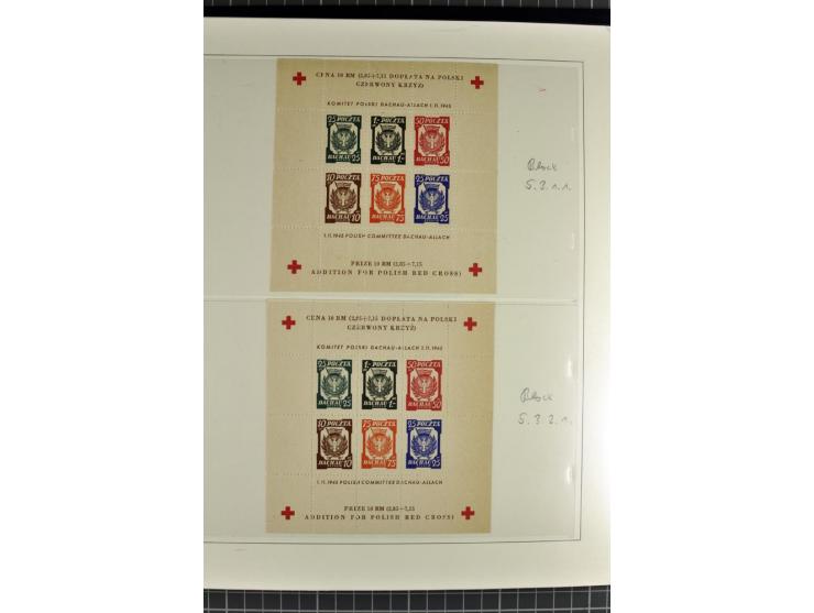 Displaced Persons: 1945/48, hochinteressante Sammlung der polnischen, baltischen und ukrainischen Vertriebenen aus den Lagern