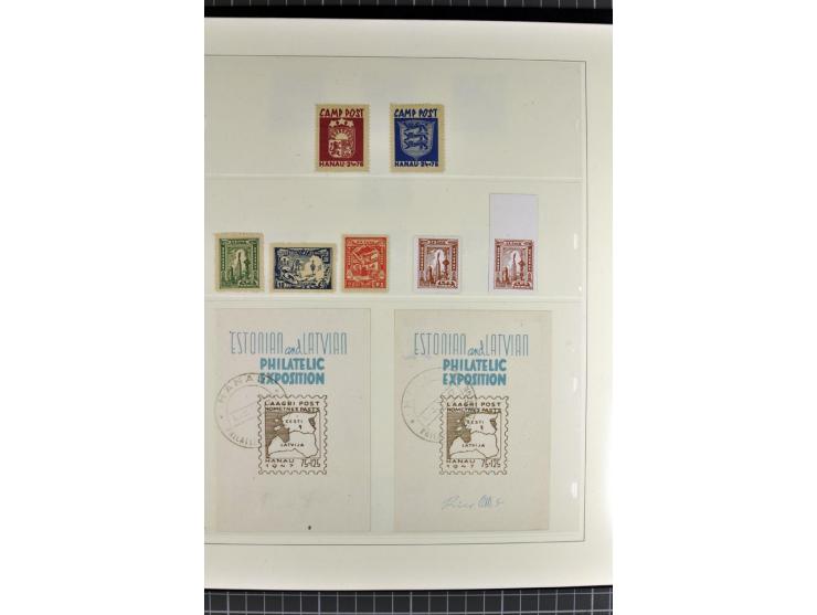Displaced Persons: 1945/48, hochinteressante Sammlung der polnischen, baltischen und ukrainischen Vertriebenen aus den Lagern