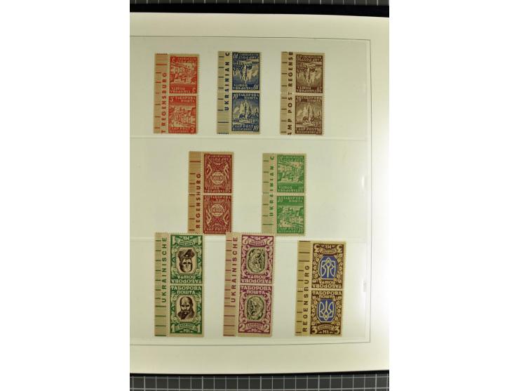 Displaced Persons: 1945/48, hochinteressante Sammlung der polnischen, baltischen und ukrainischen Vertriebenen aus den Lagern