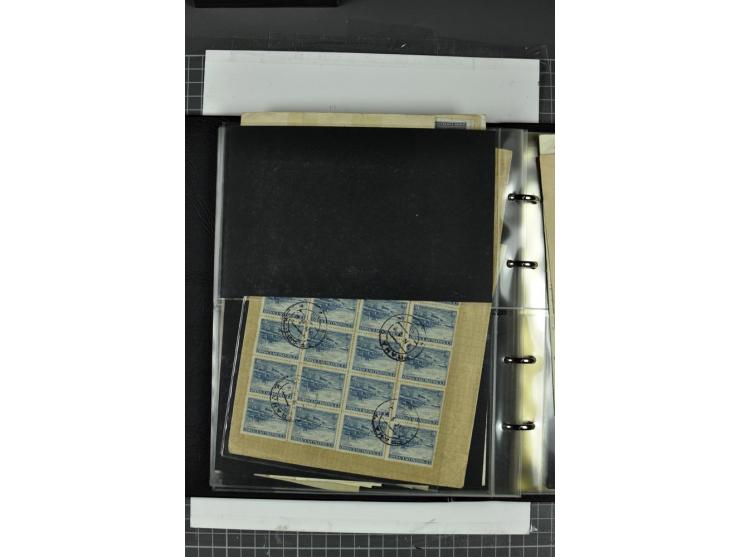 1939/45, Partie Briefe und Karten, dabei Einzelfrankaturen, Mehrfachfrankaturen, Reco, Express, Wertbriefe etc.