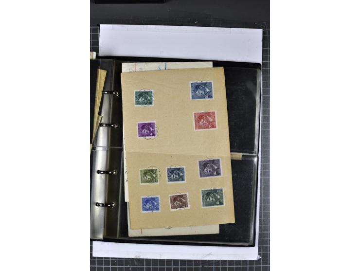 1939/45, Partie Briefe und Karten, dabei Einzelfrankaturen, Mehrfachfrankaturen, Reco, Express, Wertbriefe etc.