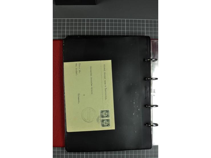 1941/44, kleine Sammlung von 15 Briefen und 10 frankierten Ansichtskarten, gute Erhaltung