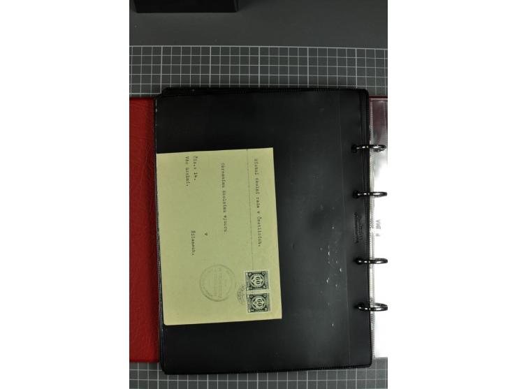 1941/44, kleine Sammlung von 15 Briefen und 10 frankierten Ansichtskarten, gute Erhaltung
