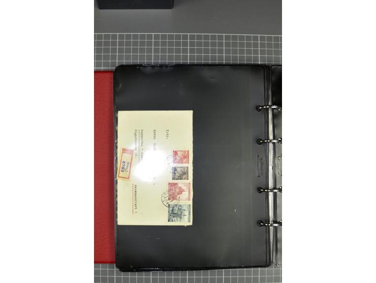 1941/44, kleine Sammlung von 15 Briefen und 10 frankierten Ansichtskarten, gute Erhaltung