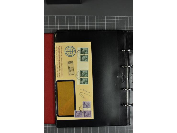 1941/44, kleine Sammlung von 15 Briefen und 10 frankierten Ansichtskarten, gute Erhaltung
