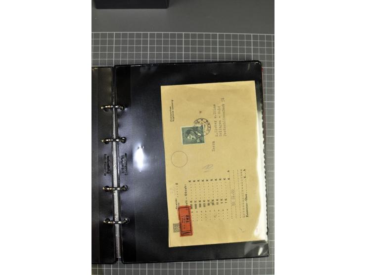 1941/44, kleine Sammlung von 15 Briefen und 10 frankierten Ansichtskarten, gute Erhaltung