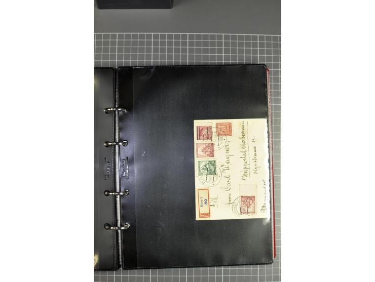 1941/44, kleine Sammlung von 15 Briefen und 10 frankierten Ansichtskarten, gute Erhaltung