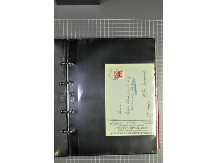 1941/44, kleine Sammlung von 15 Briefen und 10 frankierten Ansichtskarten, gute Erhaltung