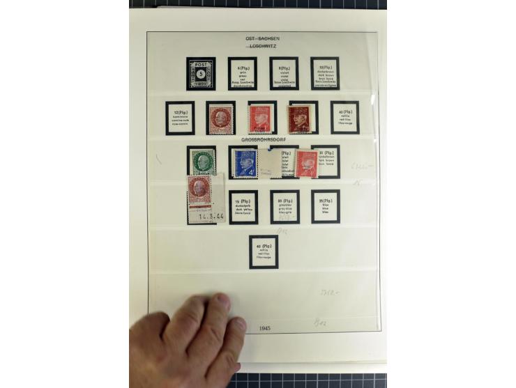 1940/45, interessante ungebrauchte und gestempelte Sammlung mit diversen Briefen, dabei ein guter Teil Festung Lorient mit u.