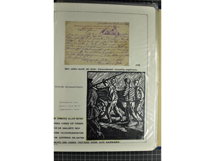1914/20, interessante Sammlung "Russ. Kriegsgefangenen-Lager in Sibirien" mit über 500 Karten und Briefen, sauber sortiert na
