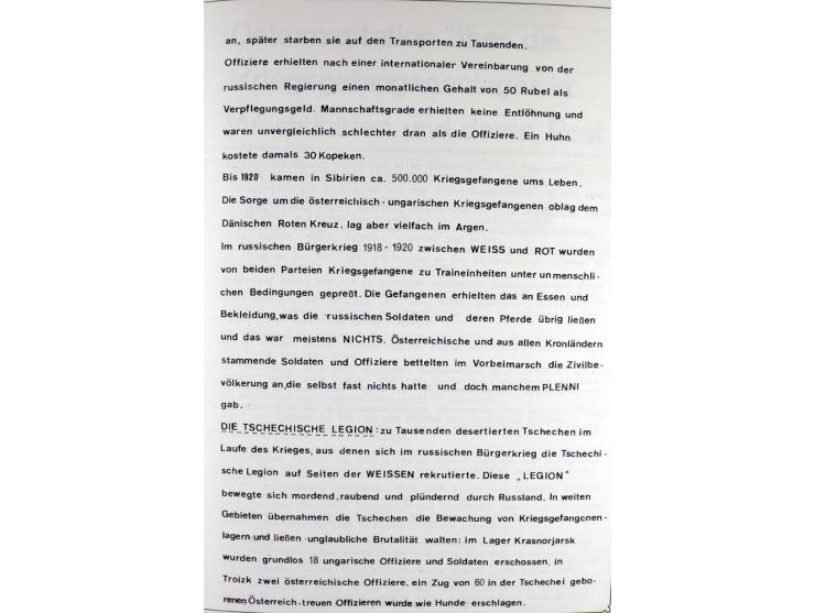 1914/20, interessante Sammlung "Russ. Kriegsgefangenen-Lager in Sibirien" mit über 500 Karten und Briefen, sauber sortiert na