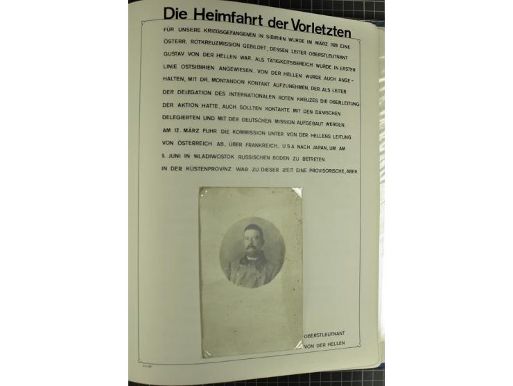 1914/20, interessante Sammlung "Russ. Kriegsgefangenen-Lager in Sibirien" mit über 500 Karten und Briefen, sauber sortiert na