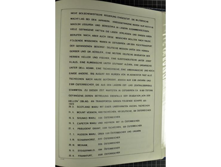 1914/20, interessante Sammlung "Russ. Kriegsgefangenen-Lager in Sibirien" mit über 500 Karten und Briefen, sauber sortiert na