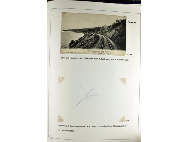 1914/20, interessante Sammlung "Russ. Kriegsgefangenen-Lager in Sibirien" mit über 500 Karten und Briefen, sauber sortiert na